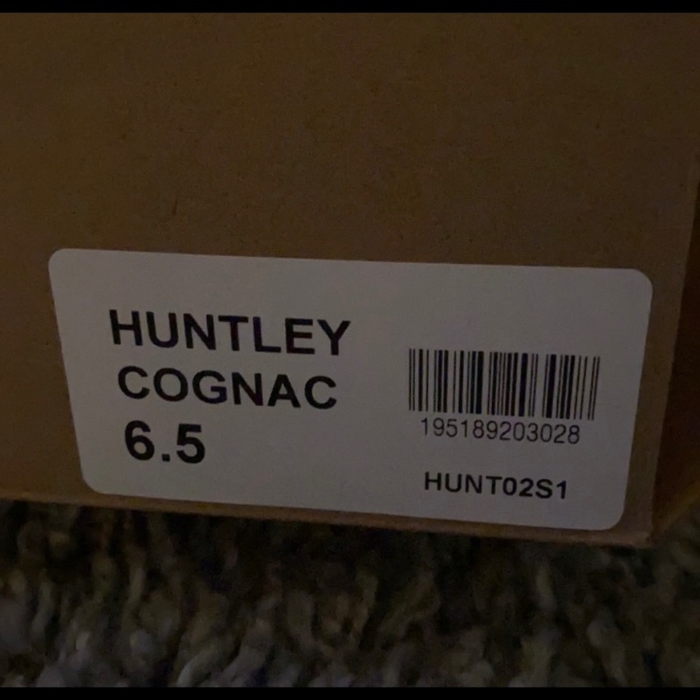 STEVE MADDEN HUNTLEY COGNAC KNEE HIGH BOOTS - Picture 6 of 6